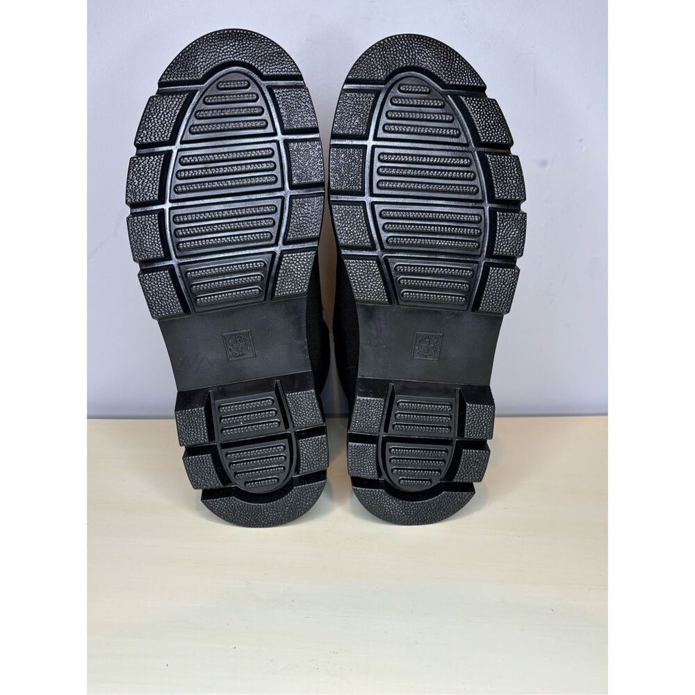 Dr. Martens Women's Combs Tech Poly Moto Boots Black Size 11 - Picture 8 of 8